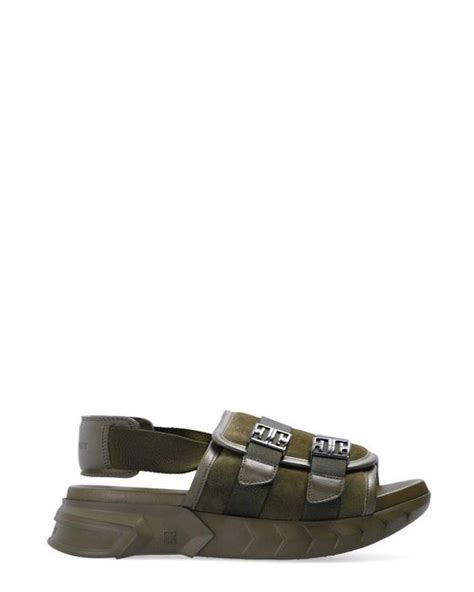 givenchy sandals green and black